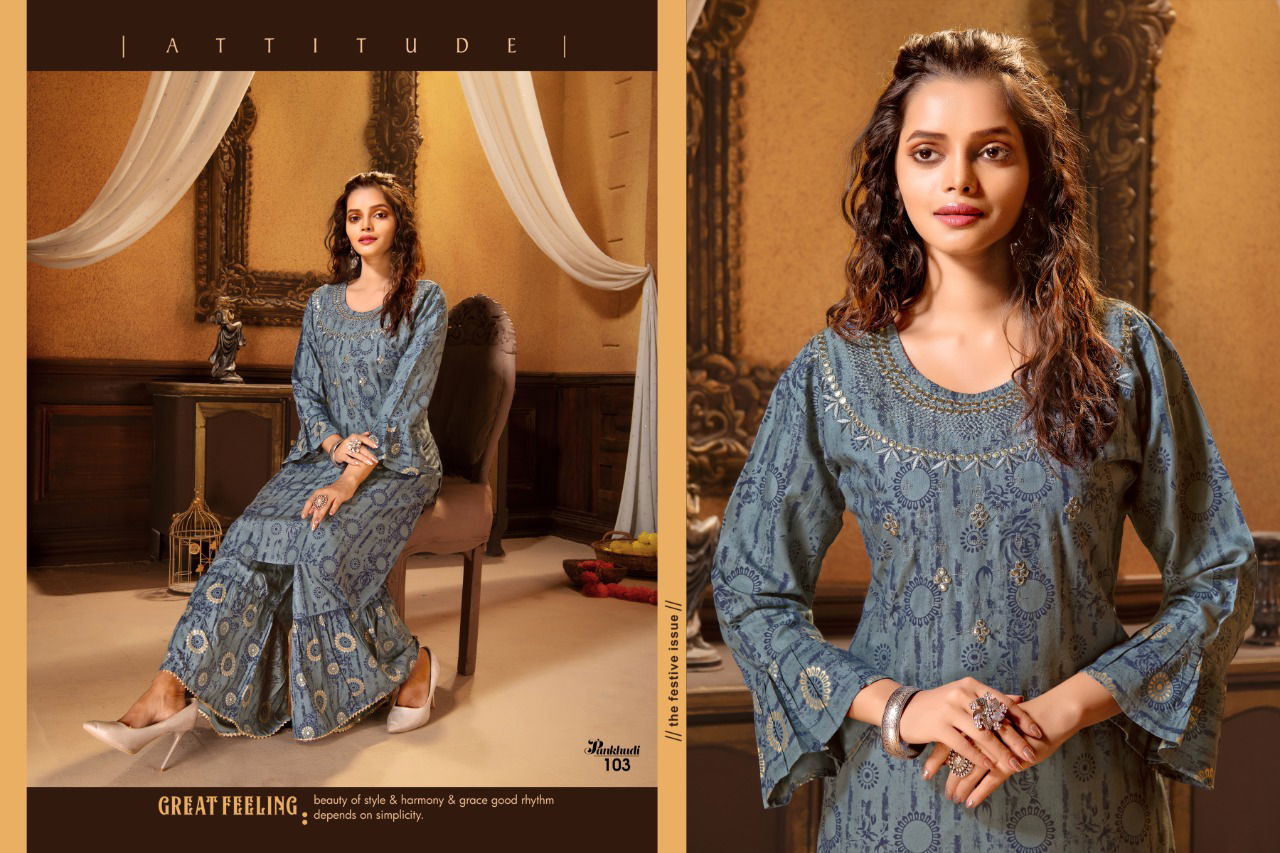 Ft Pankhudi 1 Latest Fancy Casual Wear Kurtis Collection 